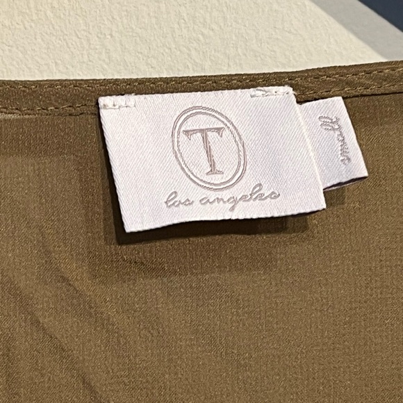 T Los Angeles silk top with sequins - Picture 6 of 8